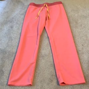 Figs coral scrub pants. Excellent condition.